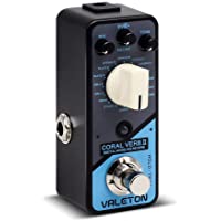 Valeton Coral Verb II Pedal de efectos de guitarra de reverberación digital